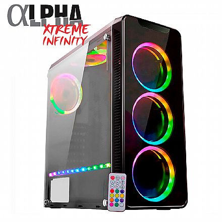 PC Gamer Bits Alpha Xtreme Infinity - Intel® Core i5 9400F, 16GB, HD 1TB, Geforce RTX 2070 8GB