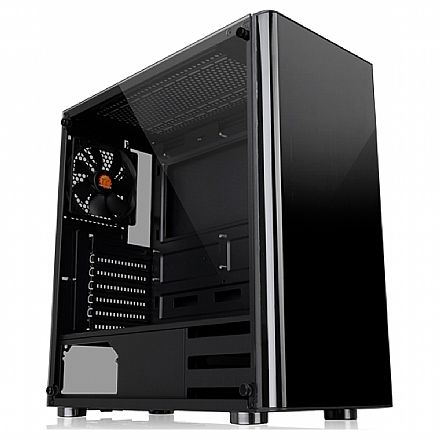 Gabinete Thermaltake V200 - Janela Lateral em Vidro Temperado - USB 3.0 - Preto - CA-1K8-00M1WN-00