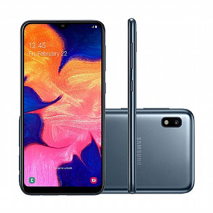 Smartphone Samsung Galaxy A10 - Tela 6.2" HD+, 32GB, Dual Chip 4G, Câmera 13MP - Preto - SM-A105M/32DS - Open Box