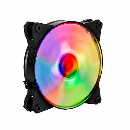 Cooler 120mm Cooler Master MasterFan Pro 120 Air Flow - LED RGB - 3 Perfis - MFY-F2DN-11NPC-R1