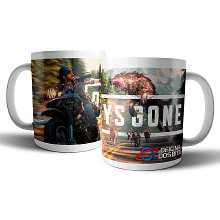 Caneca de porcelana - Days Gone - Oficina dos Bits