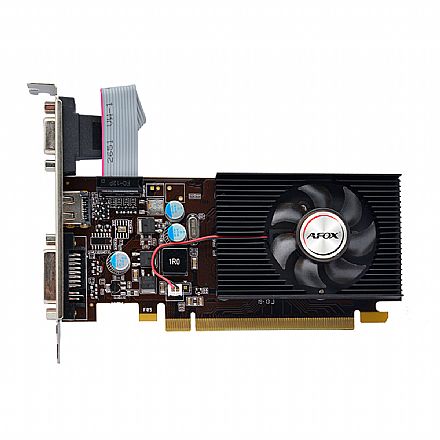Placa de Vídeo GeForce GT 210 1GB GDDR3 64bits - Low Profile - AFOX AF210-1024D3L5-V2