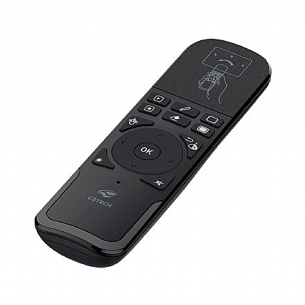 Apresentador de Slides C3Tech AP-4001BK - Controle sem Fio com Laser - Receptor USB - Alcance até 10m