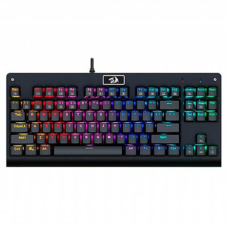 Teclado Mecânico Gamer Redragon Dark Avenger - TKL - RGB - Switch Outemu Blue - ABNT2 - K568RGB-2 BLUE