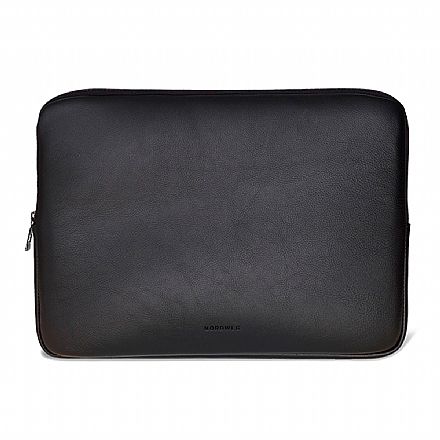 Case de couro legítimo Nordweg Nômade 1 - Italiano Preto - para Notebook - NW086A-15-IP