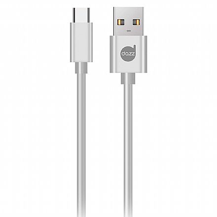 Cabo USB-C para USB - 90cm - USB Tipo C - Branco - Dazz 6013743