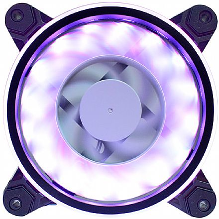 Cooler 120mm Gaming Master AF-Y1225 - com LED RGB Rainbow Slim Ring - AFY1225ID437K0