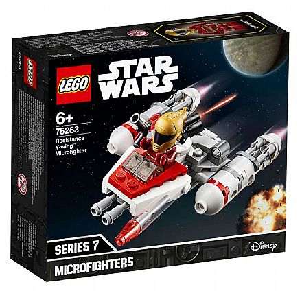 LEGO Star Wars - Disney - Microfigher Y-Wing da Resistência - 75263