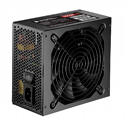 Fonte 500W Bluecase BLU500R-B ATX - PFC Ativo - 80 PLUS Bronze