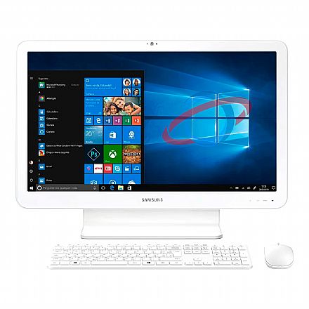 Computador All In One Samsung E5 - Tela 21.5" Full HD, Intel i5 7200U, 8GB, HD 1TB, Teclado e Mouse Sem Fio, Windows 10 - DP500A2M-KW7BR