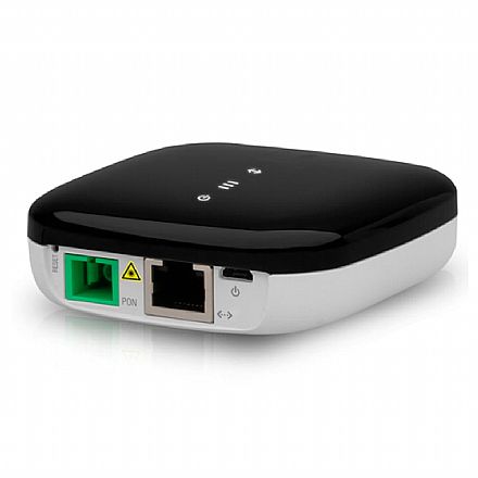 Terminal GPON Ubiquiti UFiber UF-LOCO - Gigabit - Alimentação PoE ou Micro-USB - Converte sinal GPON para Ethernet RJ45