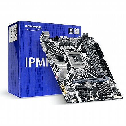 Placa Mãe PCWare IPMH310G (LGA 1151 - DDR4 2133) Chipset Intel H310 Express - Micro ATX
