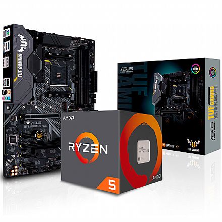 Kit Upgrade AMD Ryzen™ 5 3600X + Asus TUF X570-PLUS/BR GAMING