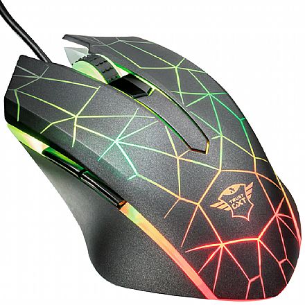 Mouse Gamer Trust GXT 170 Heron - LED RGB - 7000dpi - 6 Botões - 21813