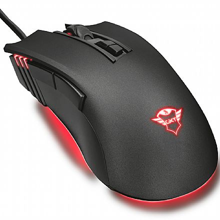 Mouse Gamer Trust GXT 121 Zeebo - LED - 3200dpi - 7 Botões - 23091