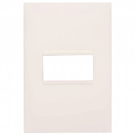 Placa Legrand Pial Plus+ - para 1 módulo - Branco - 618501BC