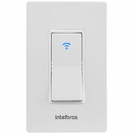 Interruptor Inteligente Intelbras - Wi-Fi Smart - Branco - Compativel com Alexa e Google - EWS 101 I