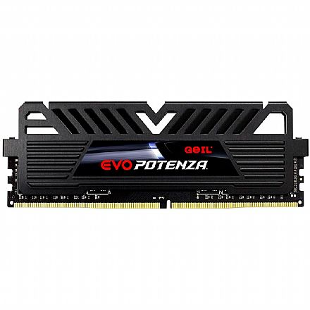 Memória 8GB DDR4 3200MHz Geil EVO Potenza - CL16 - Preto - GAPB416GB3200C16ADC