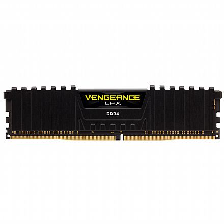 Memória 16GB DDR4 2133MHz Corsair Vengeance LPX - C13 - CMK64GX4M4A2133C13