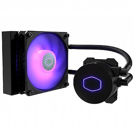 Water Cooler MasterLiquid ML120L - (AMD / Intel) - com LED RGB - Cooler Master MLW-D12M-A18PC-R2