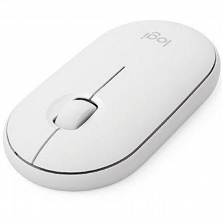 Mouse sem Fio Logitech Wireless M350 - 2.4GHz - Branco - 910-005770