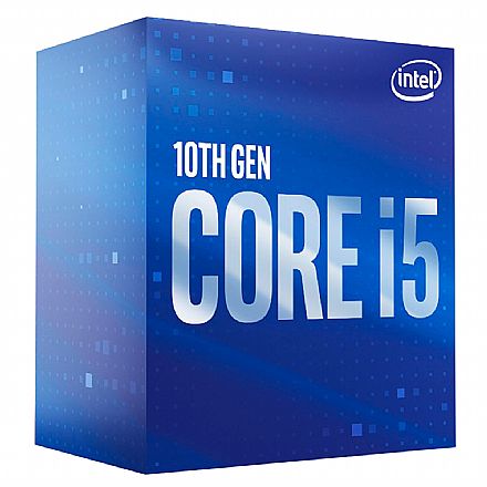 Intel® Core i5 10400 - LGA 1200 - 2.9GHz (Turbo 4.3GHz) - Cache 12MB - 10ª Geração - BX8070110400