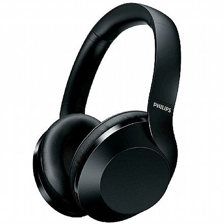 Fone de Ouvido Bluetooth Philips TAPH802BK/00 - Dobrável - Drivers 40mm - com Microfone - Preto