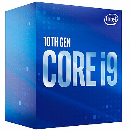 Intel® Core i9 10900 - LGA 1200 - 2.8GHz (Turbo 5.2GHz) - Cache 20MB - 10ª Geração - BX8070110900
