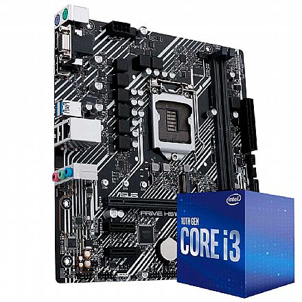 Kit Upgrade Intel® Core™ i3 10100 + Asus Prime H510M-E