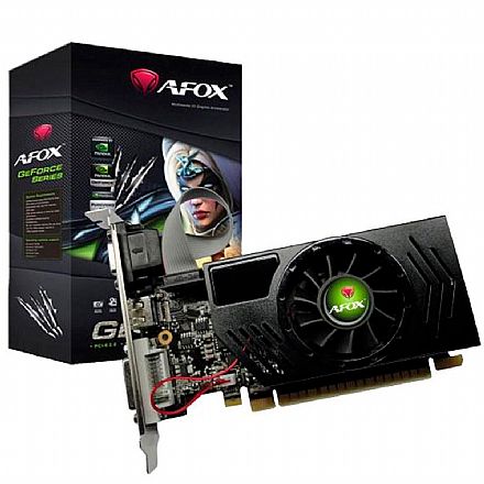 Placa de Vídeo GeForce GT 730 2GB GDDR3 128 bits - Low Profile - AFOX AF730-2048D3L6