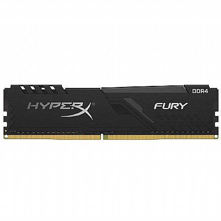 Memória 16GB DDR4 2666MHz HyperX Fury - CL16 - Preto - HX426C16FB3K4/64