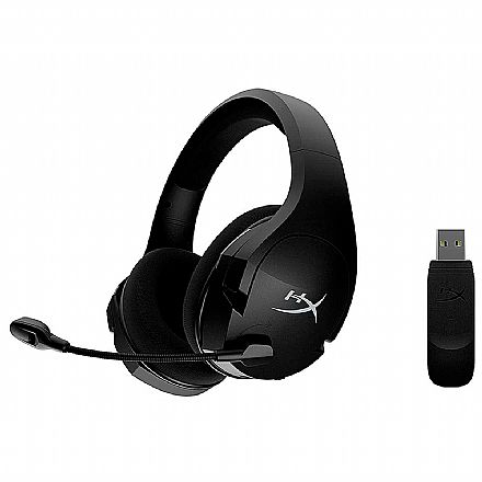 Headset Gamer Sem Fio Kingston HyperX Stinger Core - 7.1 Surround - HHSS1C-BA-BK/G