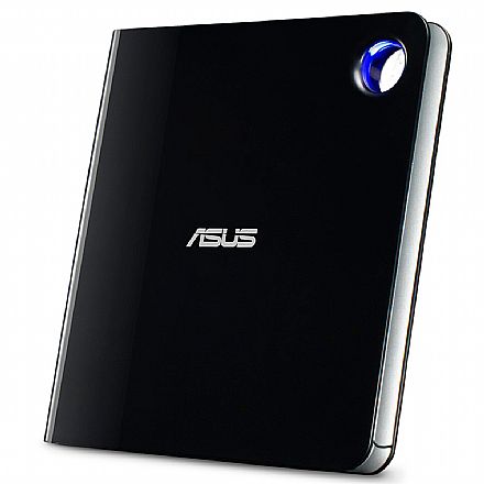 Gravador Blu-Ray e DVD Portátil Asus - USB 3.1 Tipo-C e Tipo-A - Ultra Slim - SBW-06D5H-U