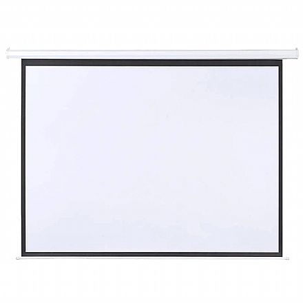 Tela de Projeção Retrátil Elétrica 100" - 203 x 152cm - 110V - Multilaser AC350