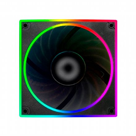 Cooler 120mm Controlável Bluecase S-LED Series - RGB Ring - BFR-22RGB