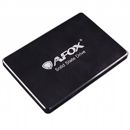 SSD 240GB Afox SD250-240GN - Leitura: até 500MB/s - Gravação: até 400MB/s - AFSN8T3BN240G