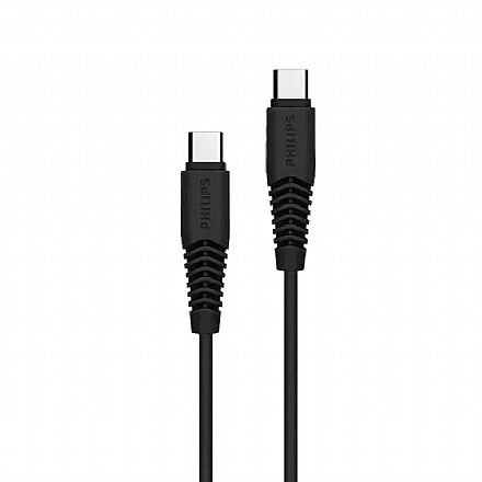 Cabo USB-C - 1.2 metro - Preto - Philips DLC5531CB/97