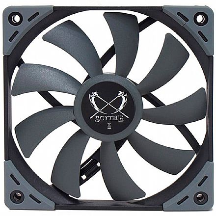 Cooler 120mm Scythe Kaze Flex - 1200 RPM - Com PWM - SU1225FD12M-RHP