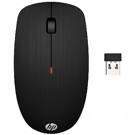 Mouse sem Fio HP X200 - 1600dpi - 6VY95AA#ABM
