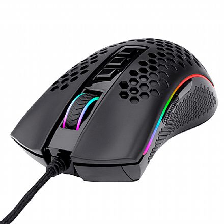 Mouse Gamer Redragon Storm Elite - 16000dpi - 8 Botões Programáveis - RGB - M988-RGB