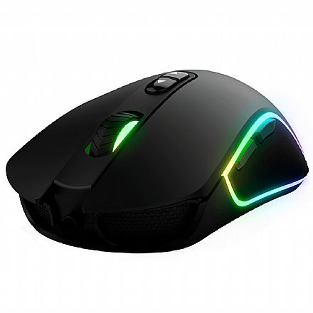 Mouse Gamer KWG Orion P1 - 12000dpi - 7 Botões - RGB
