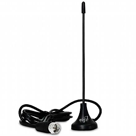 Antena para TV Digital Interna ELG Smart View - Alcance 15Km - Cabo 2.5 metros - HDTV1300I