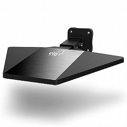 Antena para TV Digital Externa Wave - Alcance 60Km - Cabo de 10 metros - ELG HDTVEX800PLUS