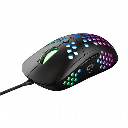 Mouse Gamer Trust GXT 960 Graphin - 10000dpi - 6 Botões Programáveis - RGB - T23758