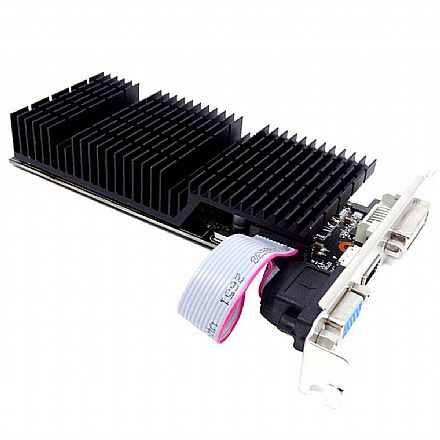 Placa de Vídeo GeForce GT 710 1GB GDDR3 64bits - Afox AF710-1024D3L5-V3