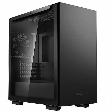 Gabinete Deepcool Macube 110 - Lateral em Vidro Temperado - USB 3.0 - Preto - R-MACUBE110-BKNGM0N-B-1