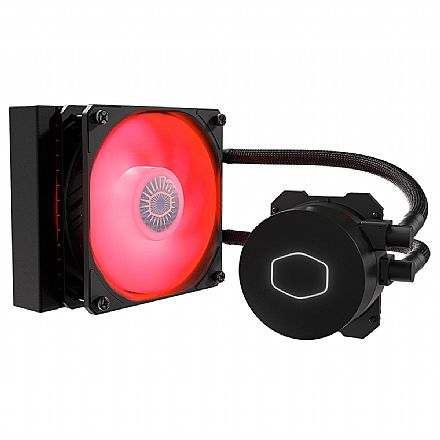 Water Cooler MasterLiquid ML120L V2 - LED Vermelho - Cooler Master MLW-D12M-A18PR-R2