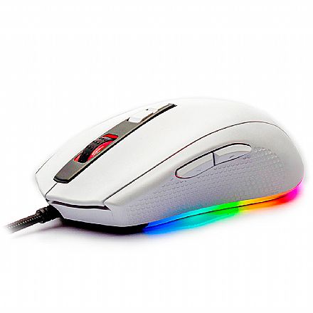 Mouse Gamer Motospeed V60 - 10000dpi - RGB - 7 Botões - Branco - FMSMS0006BRO