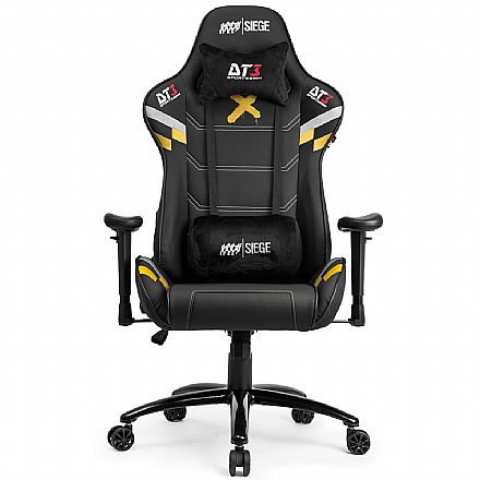 Cadeira Gamer DT3 Sports Elise Rainbow Six - Encosto Reclinável - Construção em Aço - Preta - 12344-4