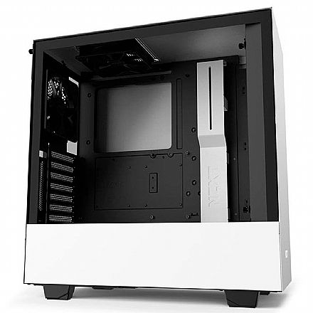 Gabinete NZXT H510i-W1 - Lateral em Vidro Temperado - USB-C - USB 3.1 - Branco